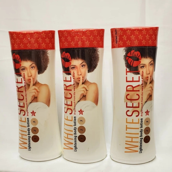 White Secret Lightening Body Lotion - White and Red Pack Of 3 Packaging